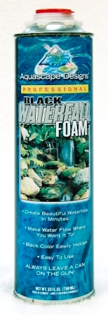 buy Aquascape Black Waterfall Foam & Accessories for Water Garden, Stream, & Pond Use